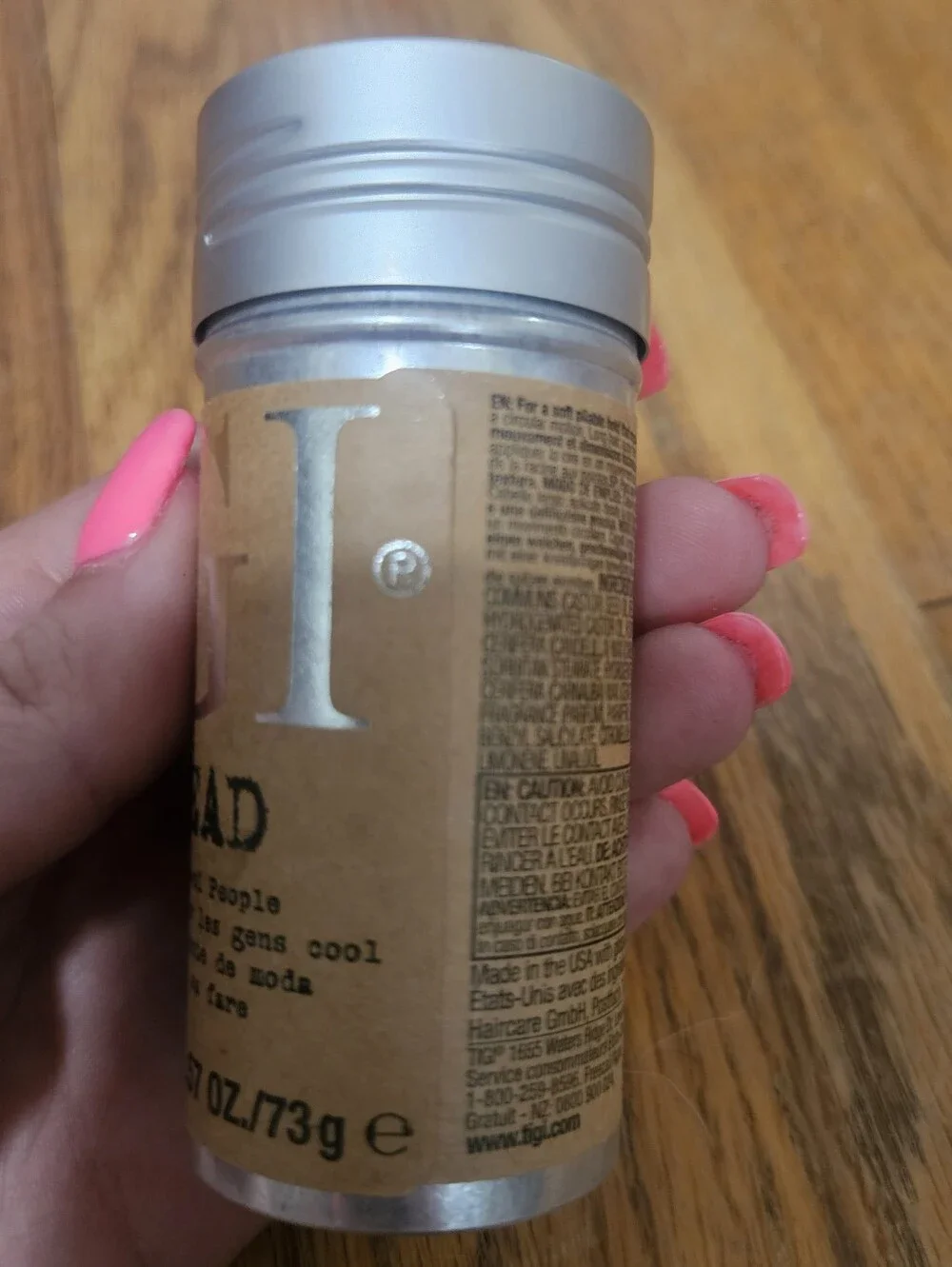 NIB TIGI Bed Head Hair Stick To Slick Back Hair Or Help With Little Fly-Aways!